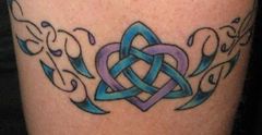blue purple celtic knot