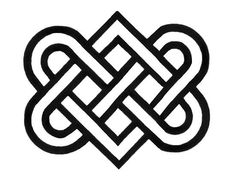 This is the clearest image of this knot.  But I want it to have something to give it depth.  I'm thinking a stone or ironwork feel for the celtic knots.