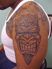 I like the top detail of this above the eyes for my happy tiki.